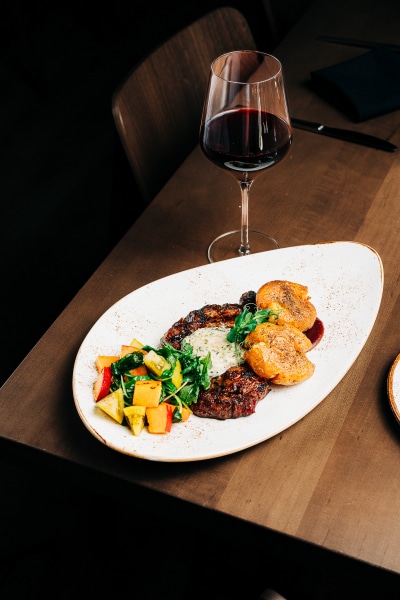 Ribeye Steak at Prelude - Best Fine Dining Downtown Sacramento Restaurant
